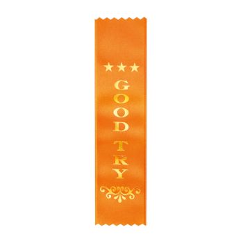 Good Try Award Ribbons Encouragement Ribbon