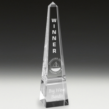 Crystal Obelisk Award tower apex