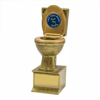 Toilet Trophy 150mm last place