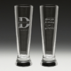 G230 Wedding Pilsner Glass 4 - Double Engraved Glass
