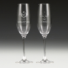 G320 Birthday Champagne Glass 10 - Double-sided