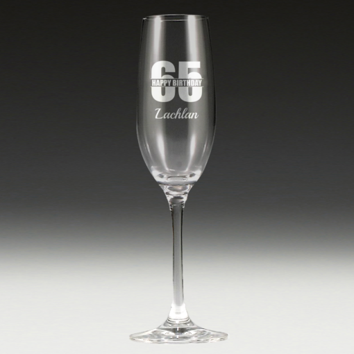 G320 Birthday Champagne Glass 11