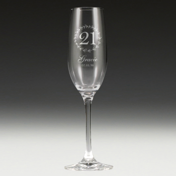 G320 Birthday Champagne Glass 12
