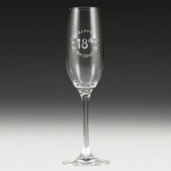 G320 Birthday Champagne Glass 1