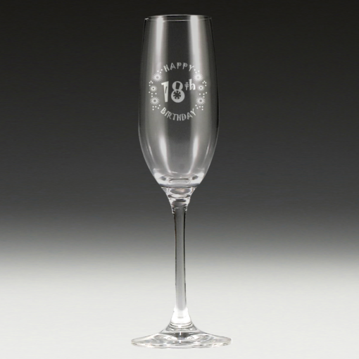 G320 Birthday Champagne Glass 1