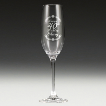 G320 Birthday Champagne Glass 2