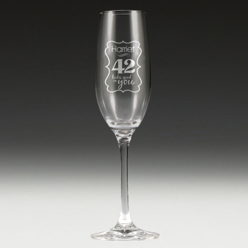 G320 Birthday Champagne Glass 7