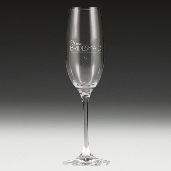 G320 Wedding Champagne Glass 10 - bridesmaid glass