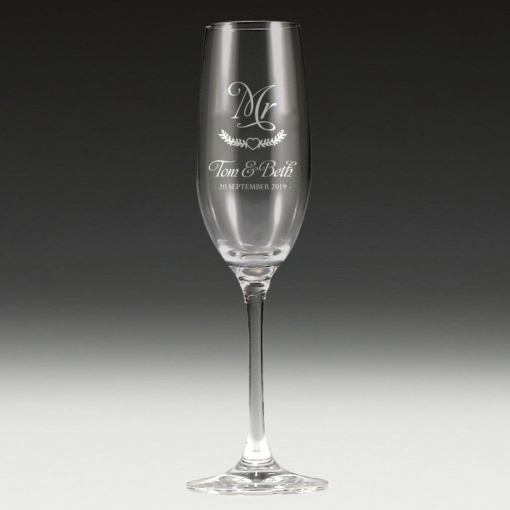 G320 Wedding Champagne Glass 12 - Mr Glass