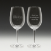 G435 Wedding Wine Glass 10 - Bridesmaid wine glass double side