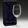 G435 Wedding Wine Glass 2 His & Hers Boxed Wedding Glass