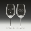 G435 Wedding Wine Glass His & Hers Wine Glass