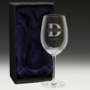 G435 Wedding Wine Glass 4 customised wine boxed
