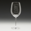 G435 Wedding Wine Glass 8 Married Couple glass