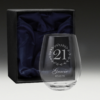 GS600 Birthday Stemless Wine Glass 12 - Boxed 21st Glass