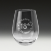 GS600 Birthday Stemless Wine Glass 1 - 18th glass