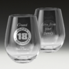 GS600 Birthday Stemless Wine Glass 4 - happy 18th glass double