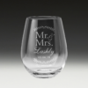 GS600 Wedding Stemless Wine Glass 8