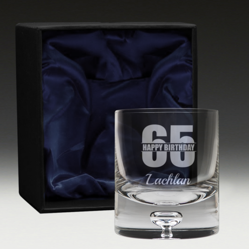 GW300 Birthday Whisky Glass 11 - spirits glass 65