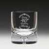 GW300 Birthday Whisky Glass 2 - 40th celebration glass