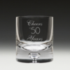 GW300 Birthday Whisky Glass 3 - 50th present