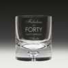 GW300 Birthday Whisky Glass 6 - fabulous at 40 glass