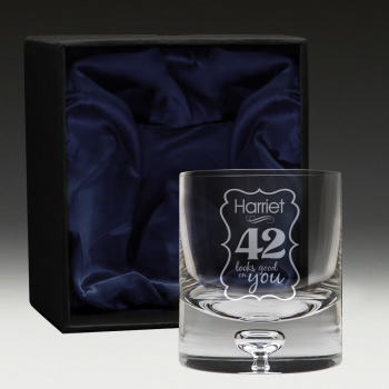 GW300 Birthday Whisky Glass 7 - spirits drinking glass
