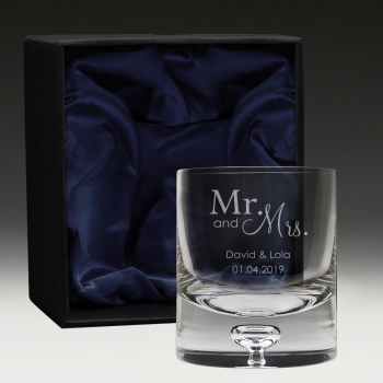 GW300 Wedding Whisky Glass 6 - boxed
