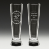 G230 Birthday Pilsner Glass 40th double sided