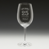 G435 Birthday Wine Glass 8 - bday 25 years