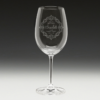 G435 Birthday Wine Glass 9 - lace birthday glass