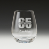GS500 Birthday Stemless Wine Glass 11 birthday glass 65 years