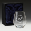 GS500 Birthday Stemless Wine Glass 1 - Boxed