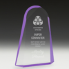 Purple Tint Arch Acrylic Award Laser awards