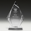 Acrylic Diamond Award Laser 10 Years