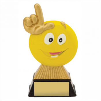 Emoji Loser Award last place trophy
